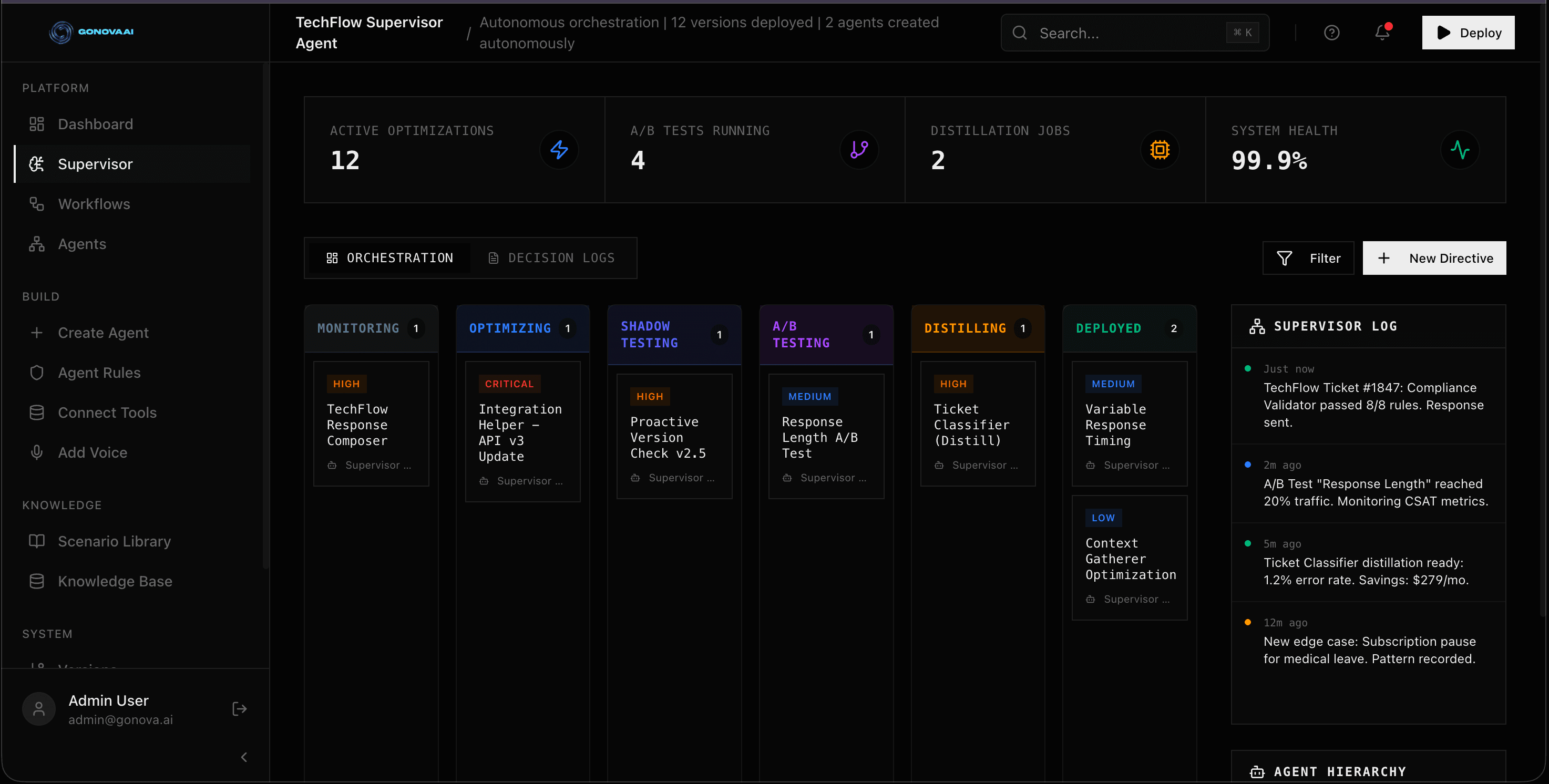 Supervisor-Worker Architecture